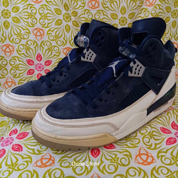 Jordan Spizike Midnight Navy Blue Men's Sneakers - Size 13 - Picture 1 of 14
